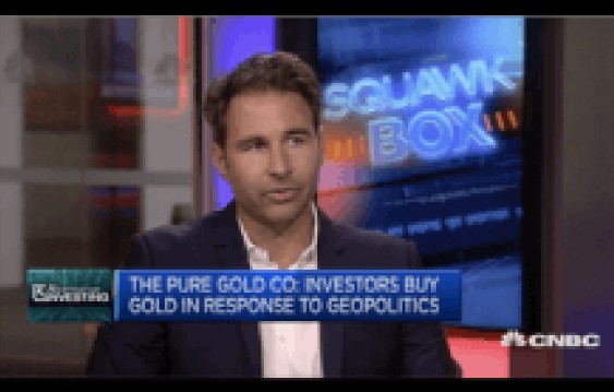 The Pure Gold Company interviewed Live by CNBC