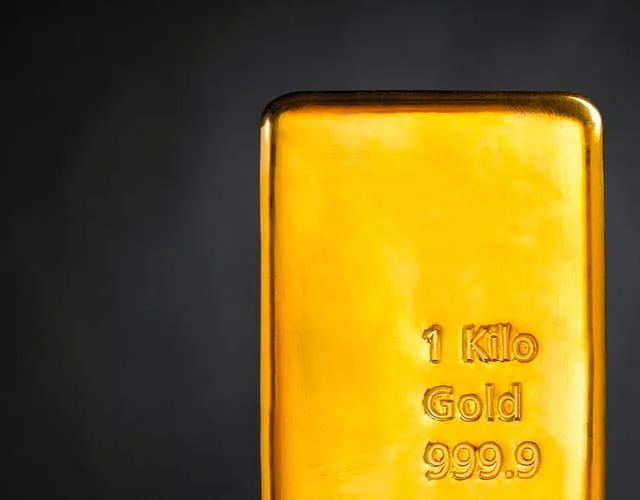 1 KG gold bar of investment grade gold